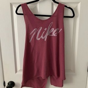 Nike cross back tank top